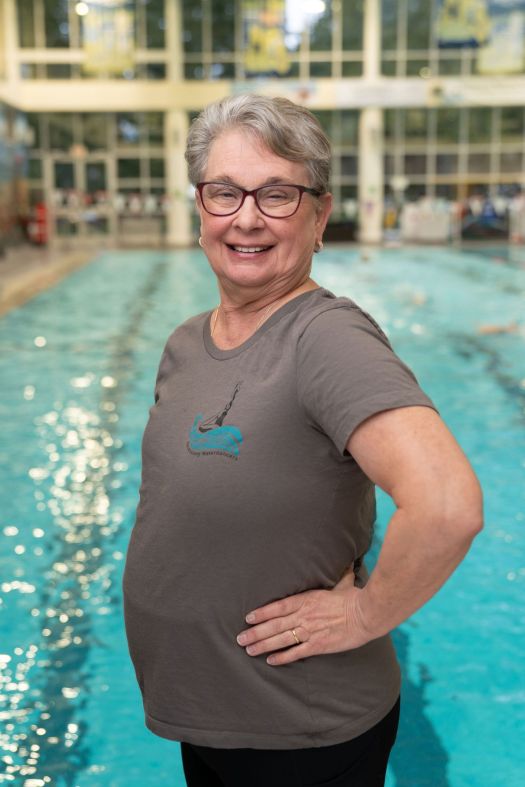 Coach of Ravensong Waterdancers, Debbie Provencher