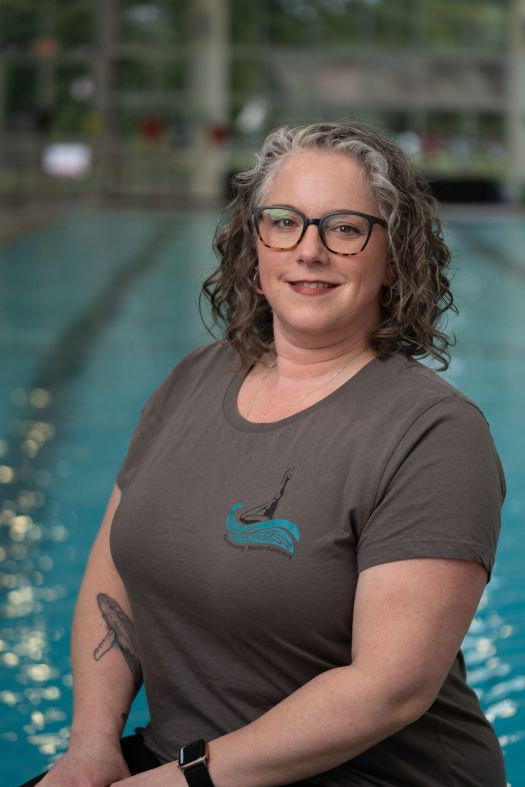 Coach of Ravensong Waterdancers, Lisa Spaven