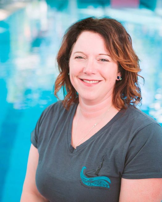 Coach of Ravensong Waterdancers, Lisa Spaven