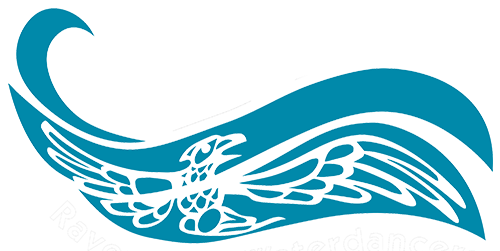 Blue wave design taken from Ravensong Waterdancers logo